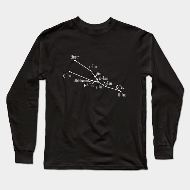 Taurus Constellation Long Sleeve T-Shirt by raidrival